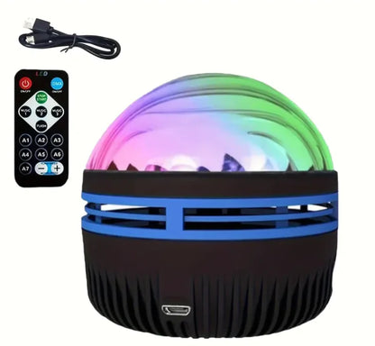2-in-1 Galaxy & Ocean Wave Projector