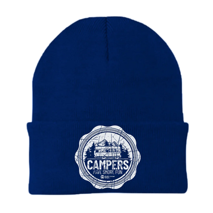 Camping Seal Embroidered Beanie