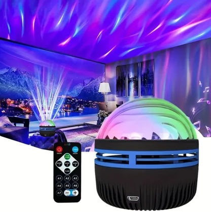 2-in-1 Galaxy & Ocean Wave Projector